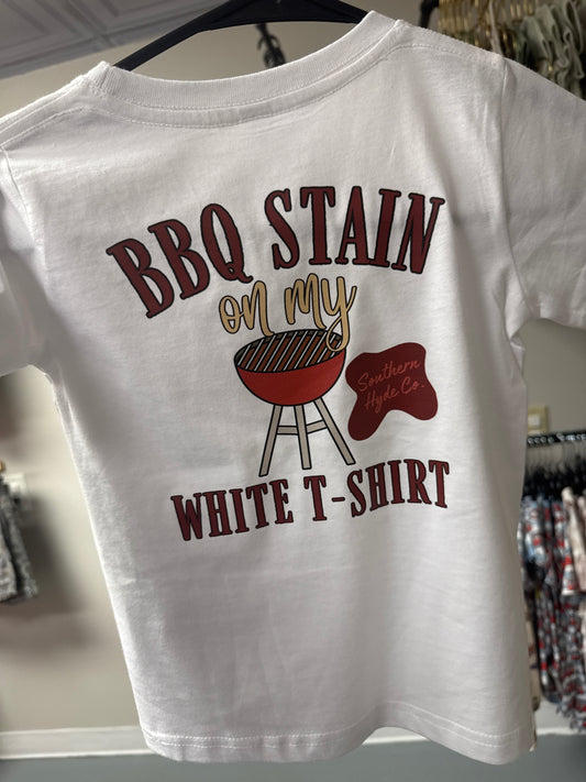 BBQ Stain On My White T-Shirt
