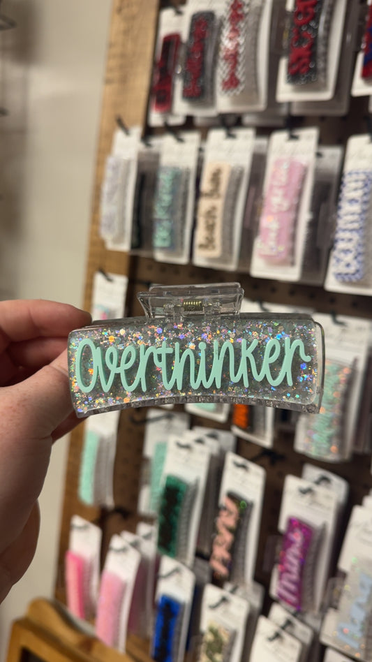 Overthinker Claw Clip
