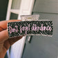 Don’t Forget Attendance Claw Clip
