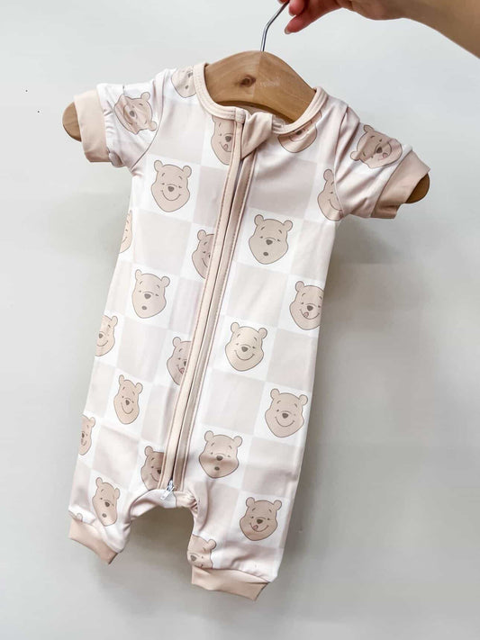 TTB Checkered Pooh Bear Shorty