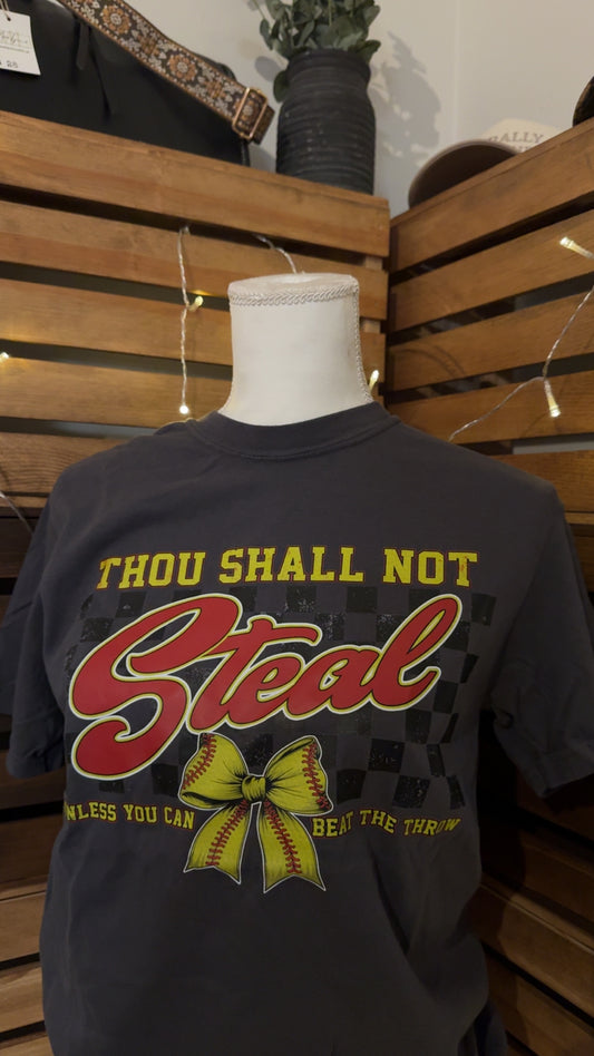 Thou Shall Not Steal Unless You Can Beat The Throw