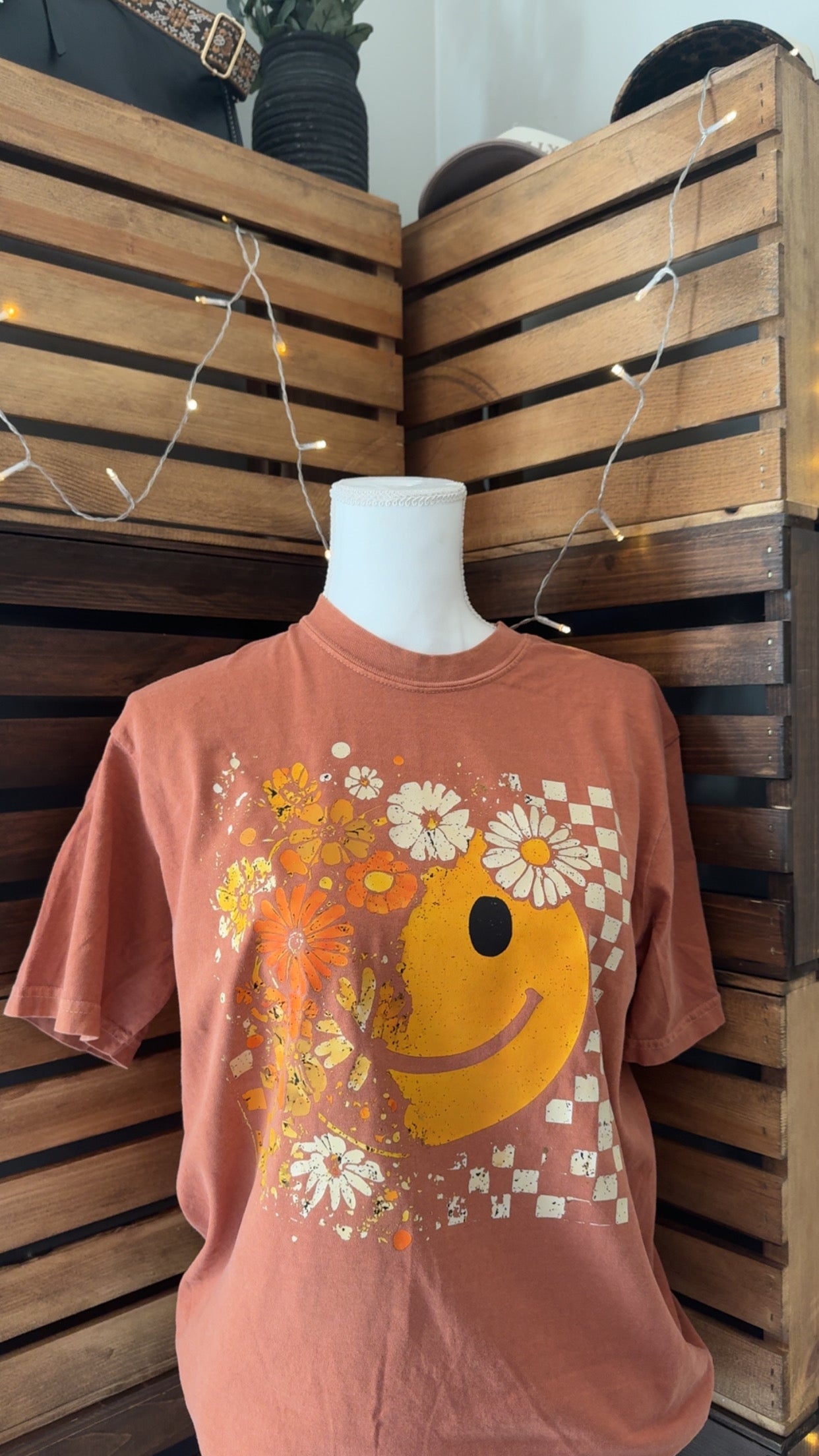 Smiley & Flowers