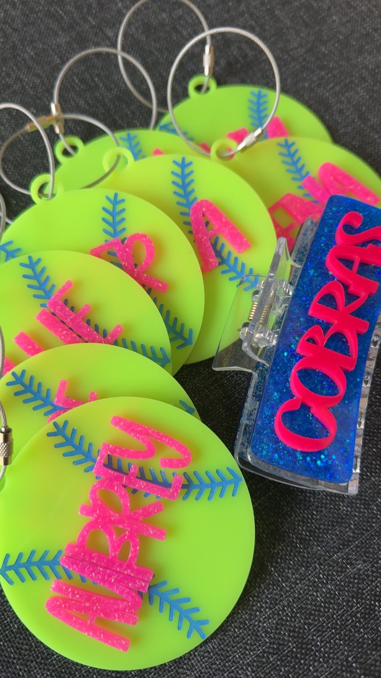 Softball Bag Tag
