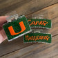 Miami Hurricane Claw Clips