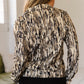 Carrie Camo Zip Pullover
