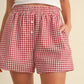 Gingham Check Woven Boxer Shorts