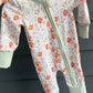 Fall Pumpkin Light Green Long Loungewear