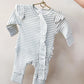 TTB Green Stripe Ruffle Zippy