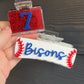 Baseball hair clip