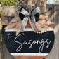 Last name door hanger