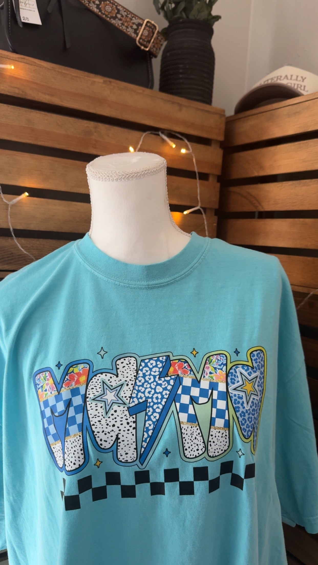 Blue Mama Colorblock