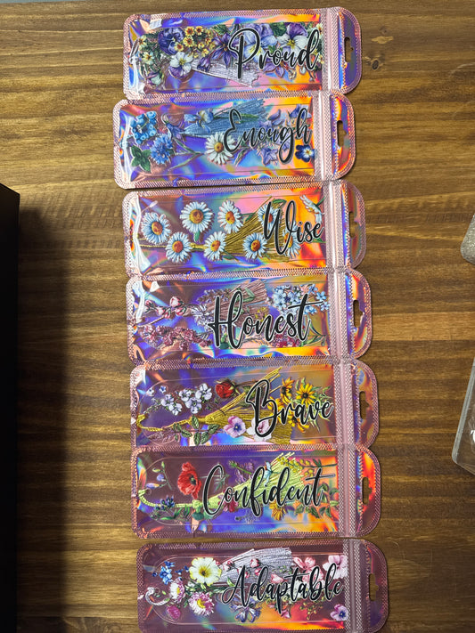 Beads&Things Affirmation Acrylic Bookmark