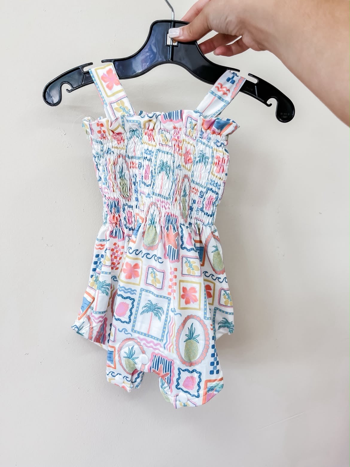 TTB Sunshine Souvenir Smocked Romper