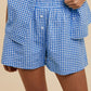 Gingham Check Woven Boxer Shorts