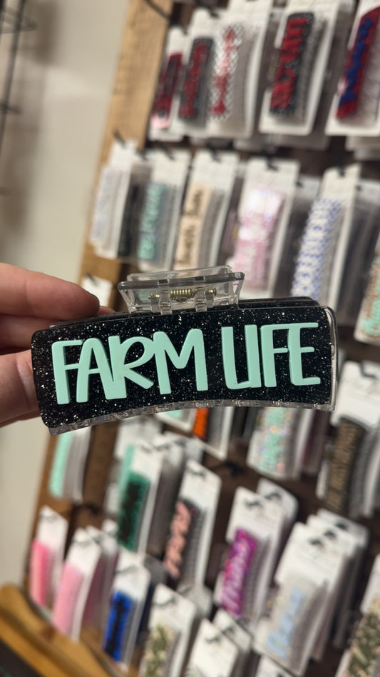 Farm Life Claw Clip