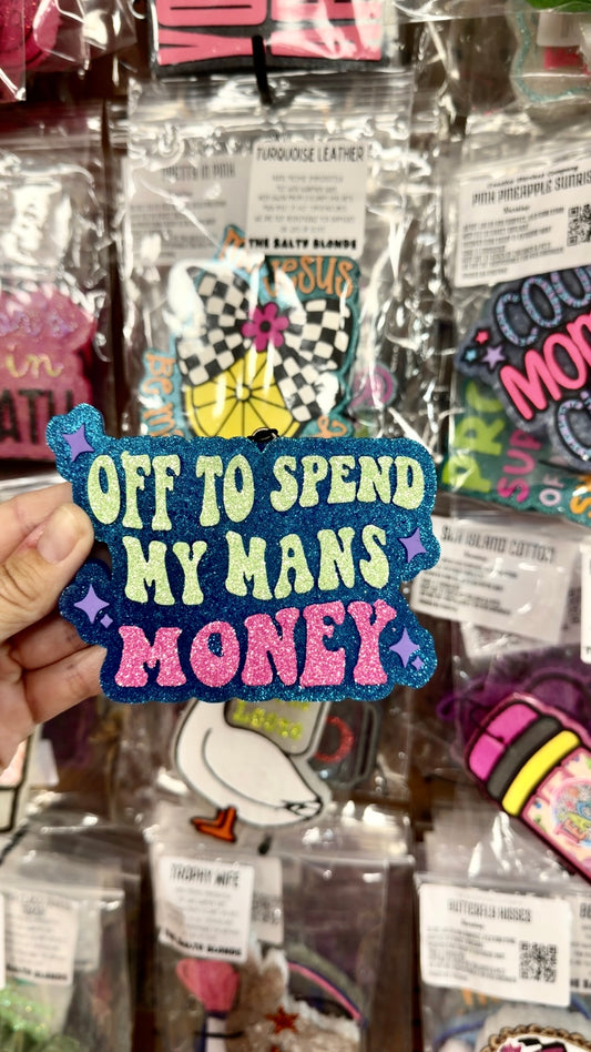 Champagne Toast Freshie- Spend My Man’s Money