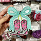 Watermelon Jolly Rancher Freshie- Bow and Cowboy boats