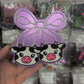 Prickly Pear Freshie Bow with Cows