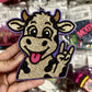Prickly Pear Freshie- Glitter Cow