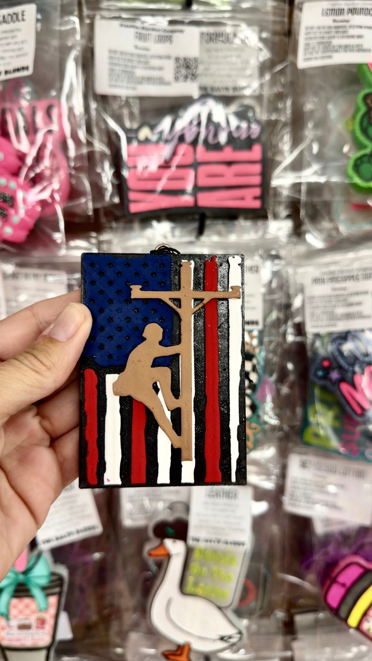 Narcissist Freshie- Linesman with Flag