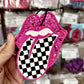 Beach Please Freshie- Pink/Checker Lips