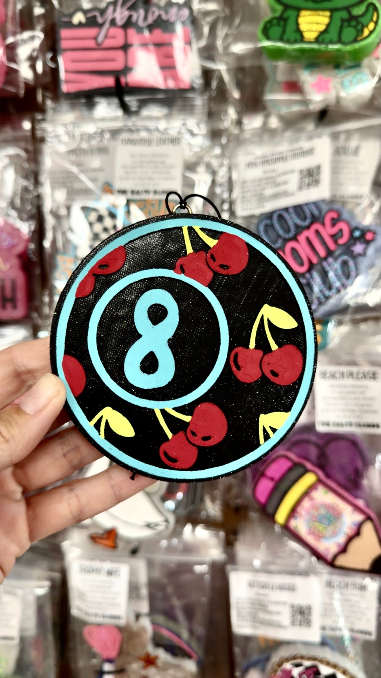 Fruit Loops Freshie- 8 Ball with Cherrys