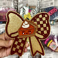 Mahogany Apple Freshie- Bow/Pumpkin Pie