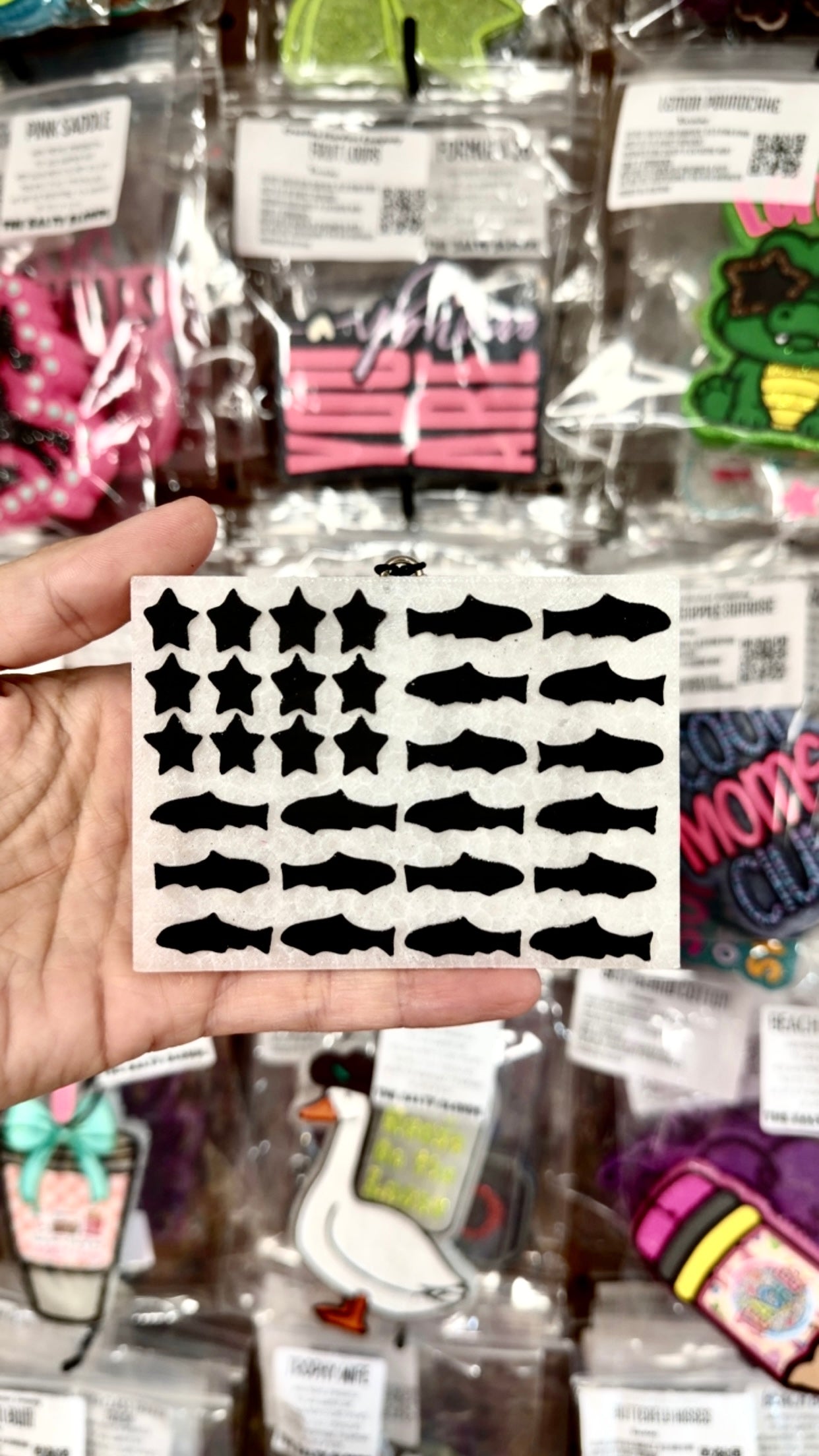 Gingham Hero Freshie- Fish Flag
