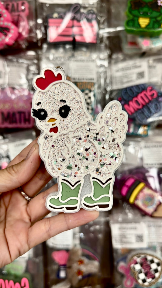 Dirty Shirley Freshie- Chicken with Boots on