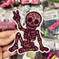 Sweet Cinnamon Vanilla Freshie- Pink Skeleton