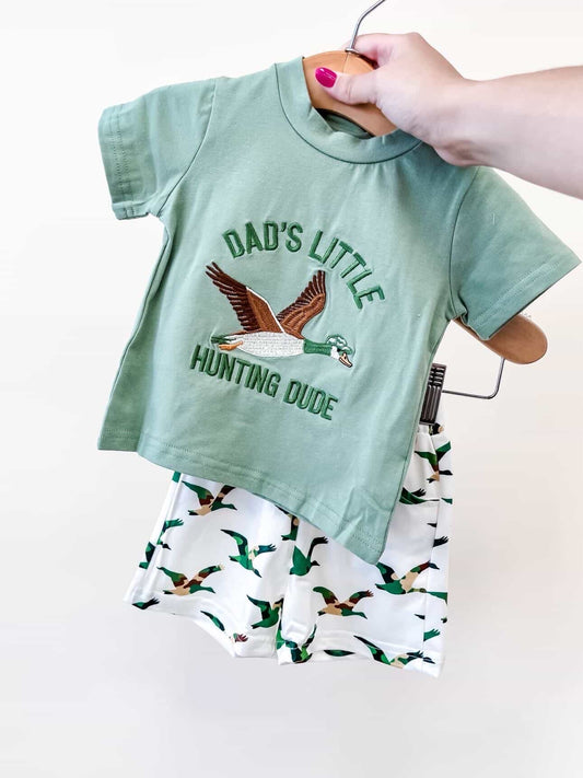 TTB Dad’s Little Hunting Buddy Shorts Set