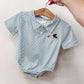 TTB Duck Stripe Collared Romper