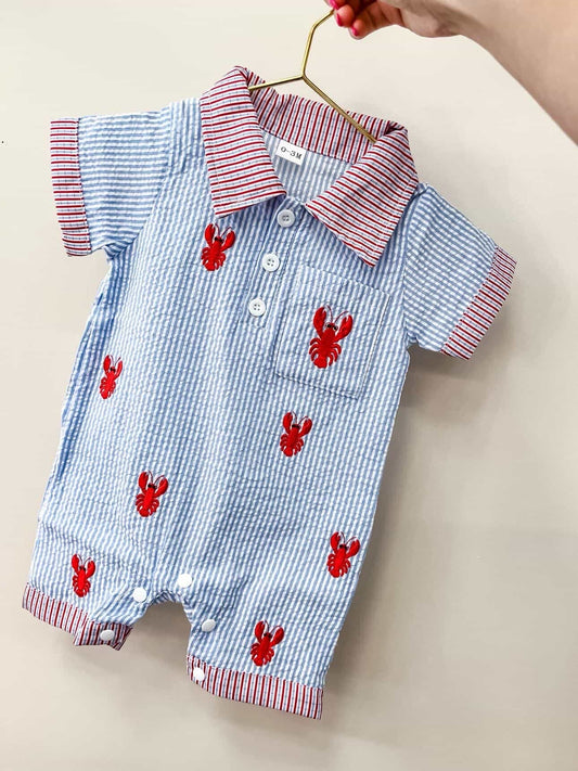 TTB Stripe Lobster Jumpsuit