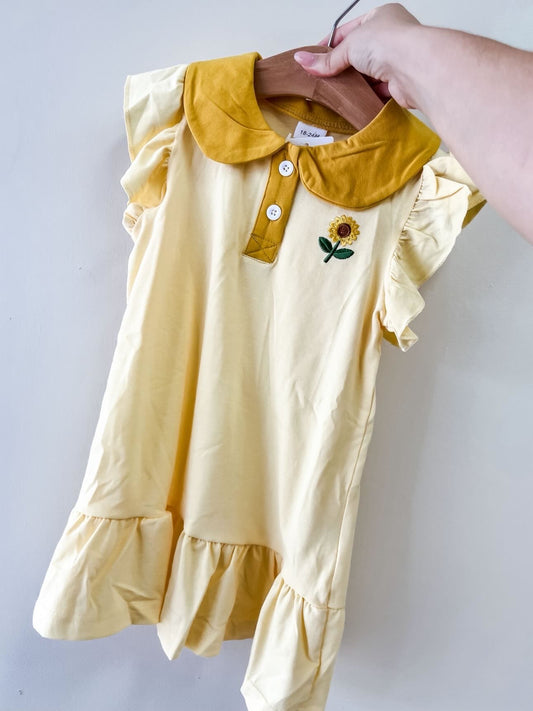 TTB Yellow Sunflower Dress
