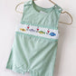 TTB Green Gingham Fishing Jumpsuit
