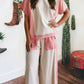 Two Tone Patchwork Pant Set