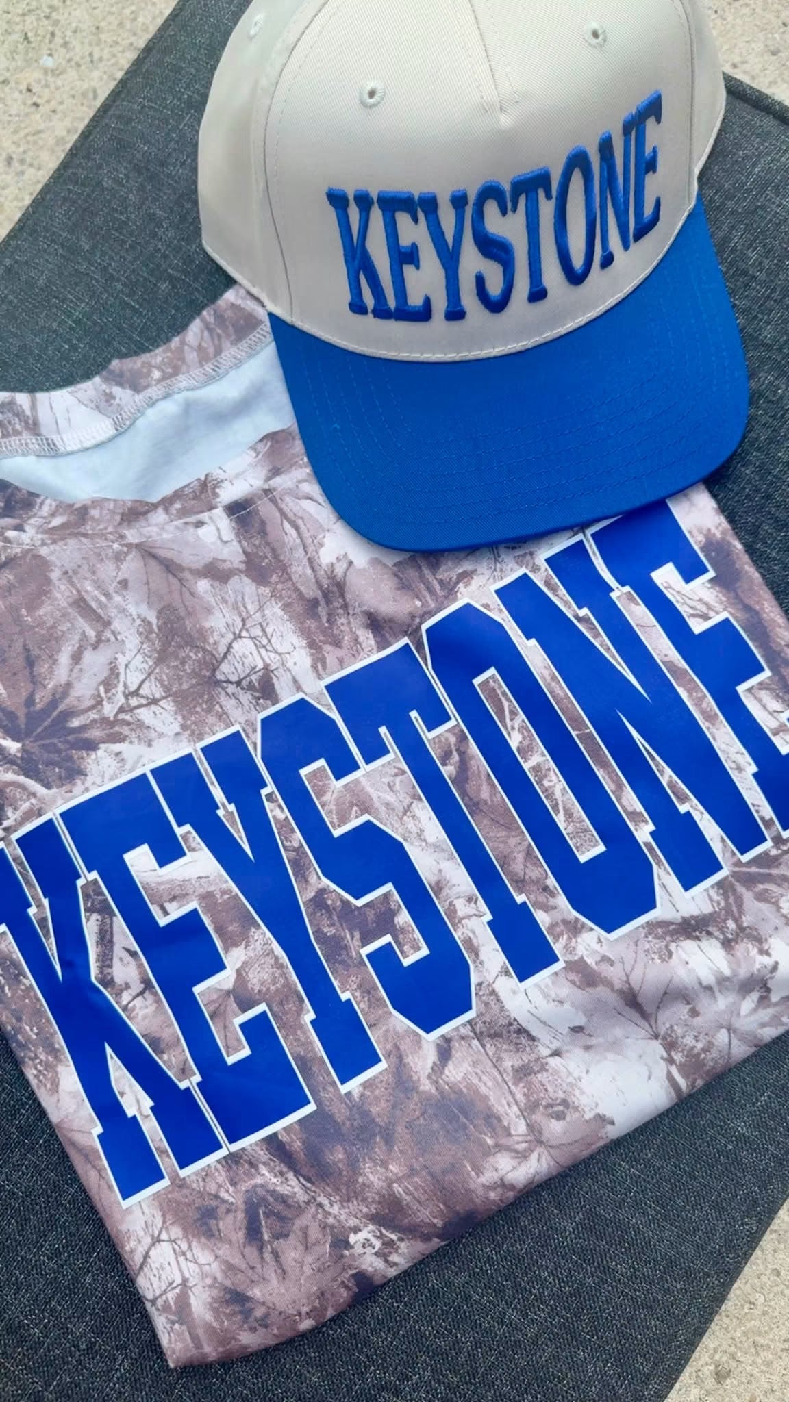 Keystone Gray Camouflage Casual T Shirt