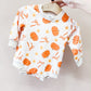 TTB Pumpkin & Bows Romper 091026