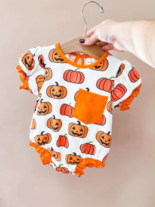 TTB Spooky Pumpkin Romper 091026