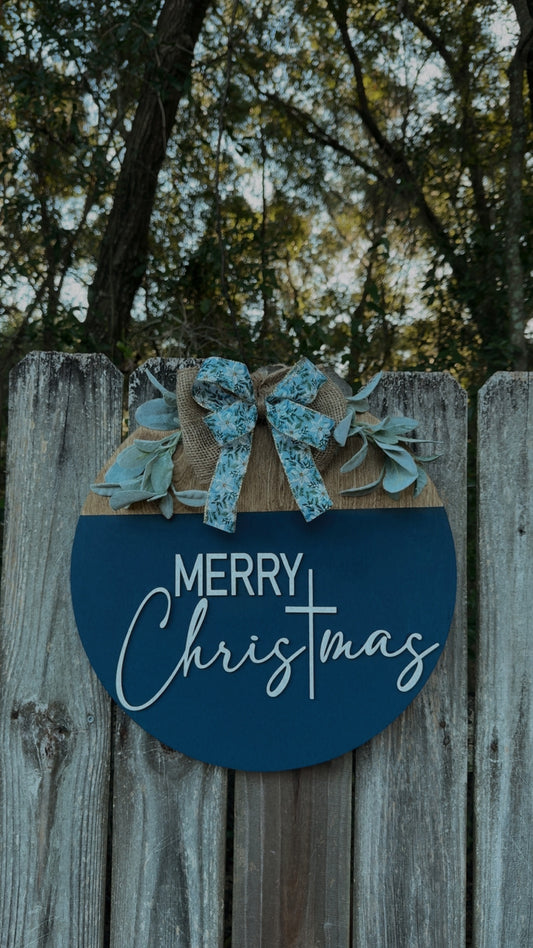 Merry ChrisTmas Door Hanger