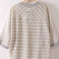 Textured Stripe Knit Top