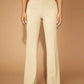 High Waist Straight Leg Pants Women's Work Trousers