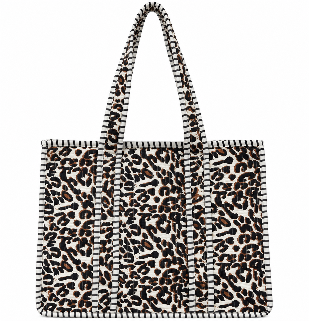 Savannah Leopard Quilted Bag Print