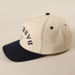 BASEBALL Upside Down Lettering Embroidery Cap