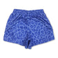 Blue leopard shorts