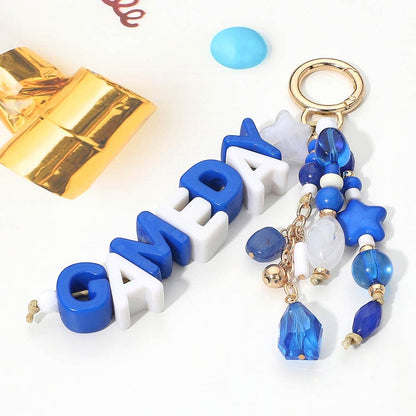 GAMEDAY Star Beads Beaded Drop Keychain Bag Charm