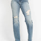 High Waisted Dad Straight Jean