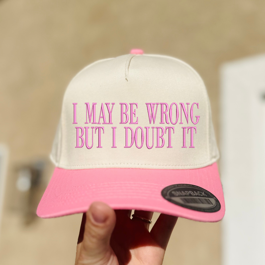 I may be wrong but i doubt it Embroidered Hat