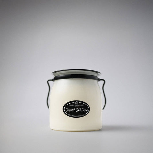 16 oz Butter Jar Candle: Caramel Cold Brew