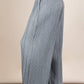 Leopard Print Wide Leg Pleated Pants
